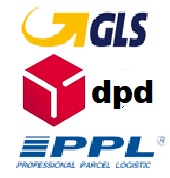 Kurýrní přeprava  - Česká republika: DPD, GLS, PPL