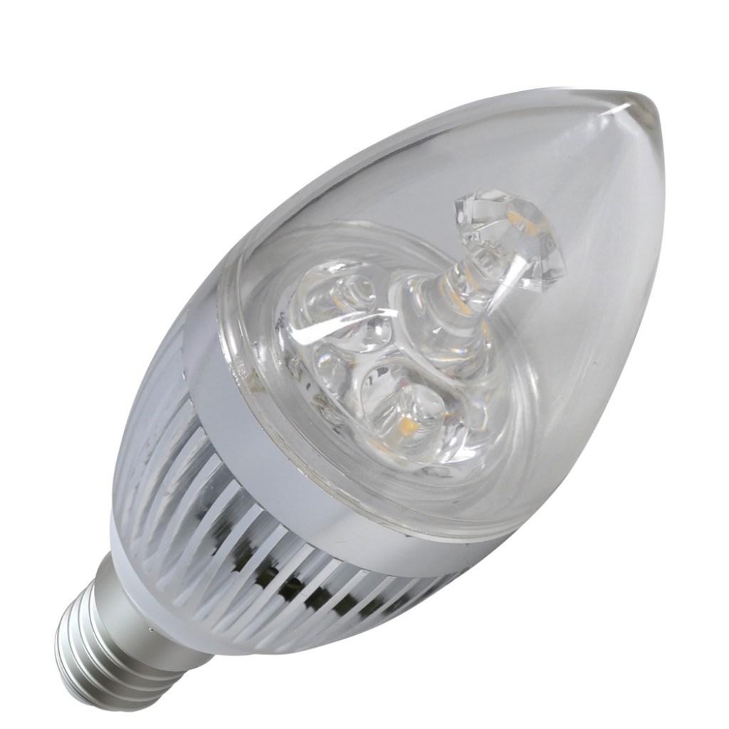 LED žárovka svíčka 3W E14/230V teplá bílá