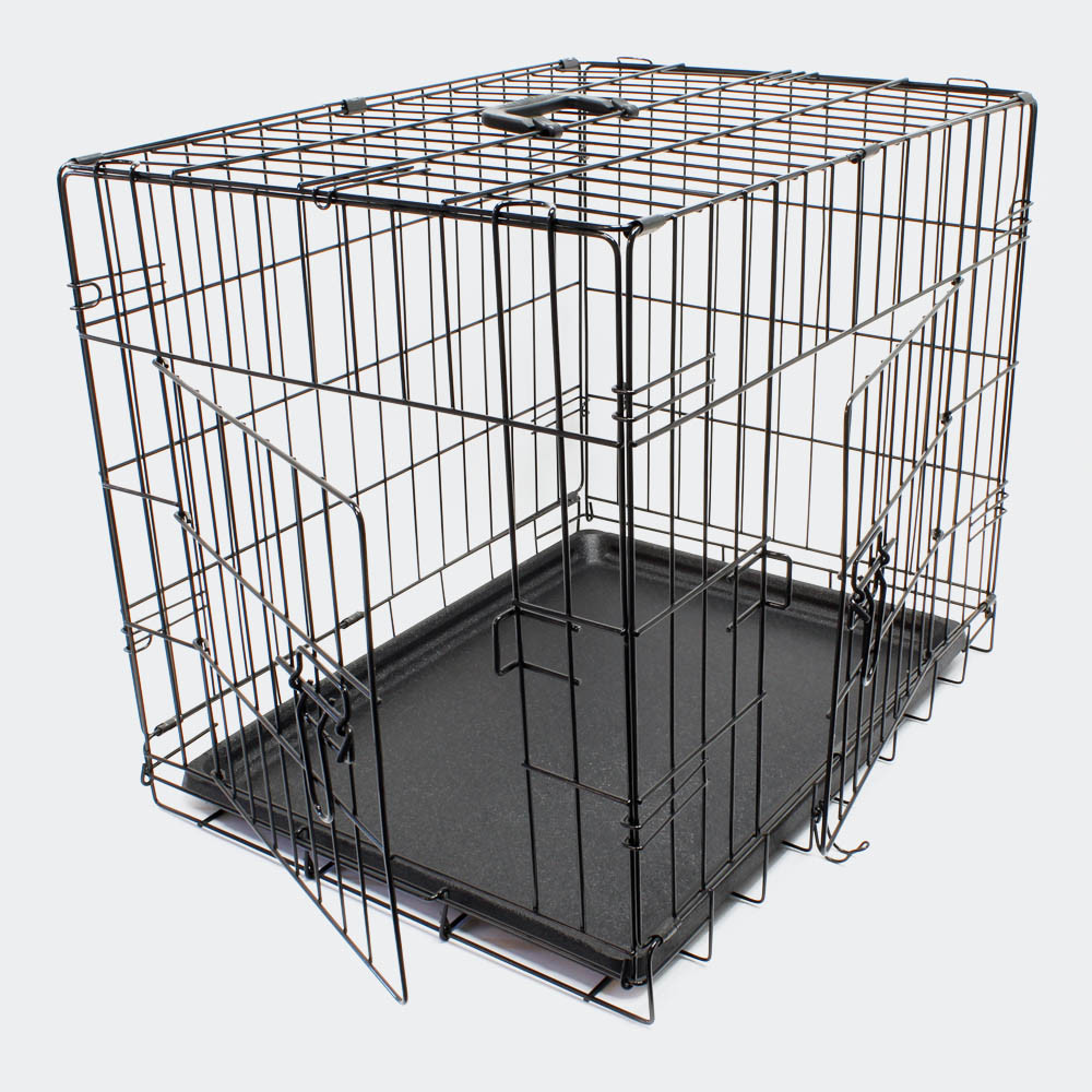 Skládací přepravní klec, box pro psy a drobná zvířata, 1200 x 760 x 820 mm