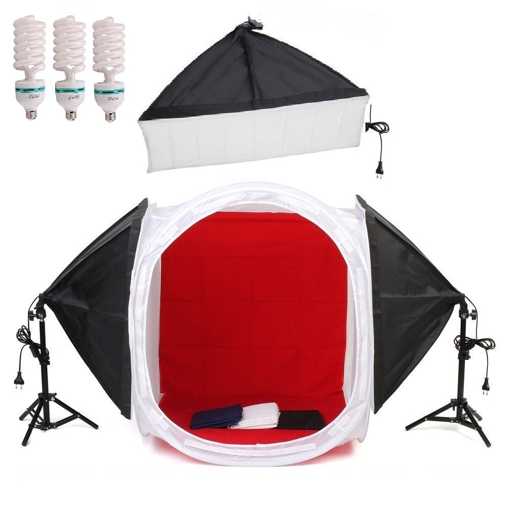 3x 85W Fotostudio - Sada pro produktovou fotografii