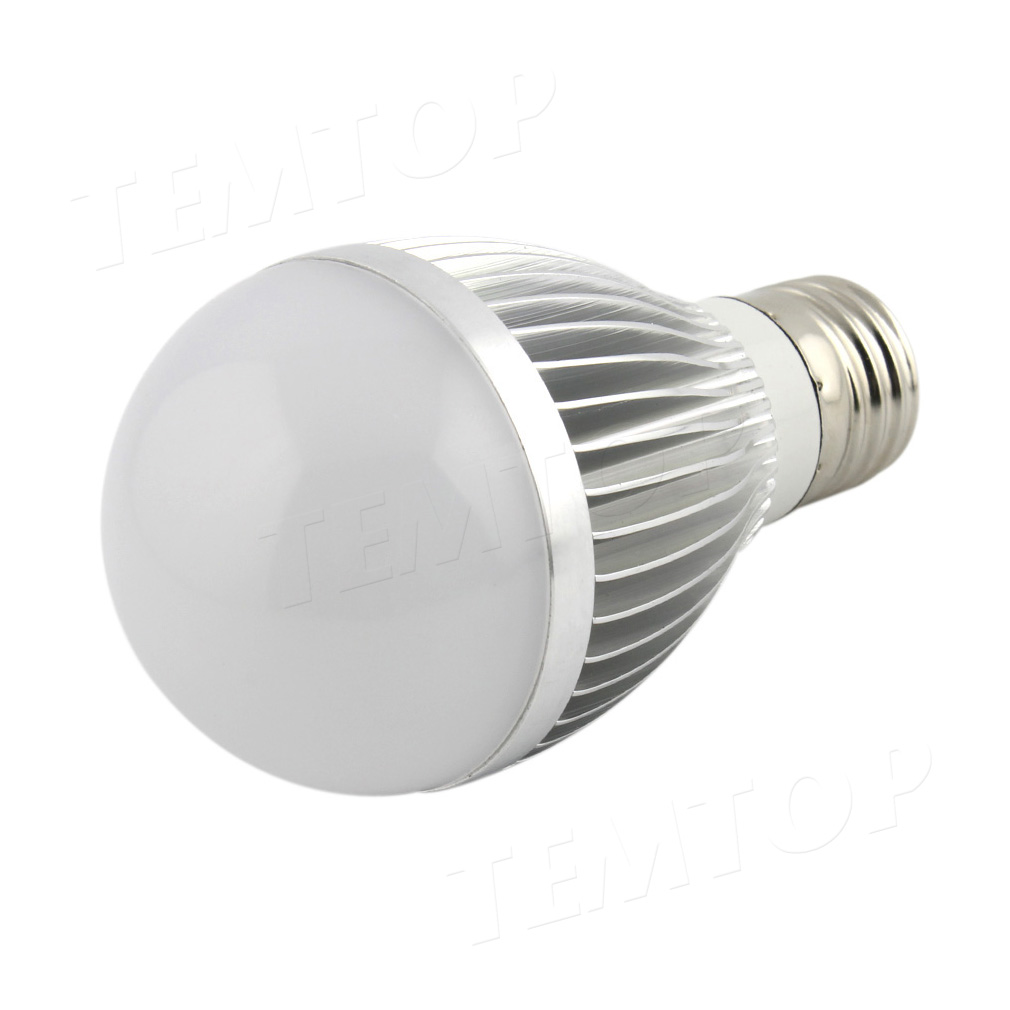 LED žárovka 5W, E27/230V, teplá bílá