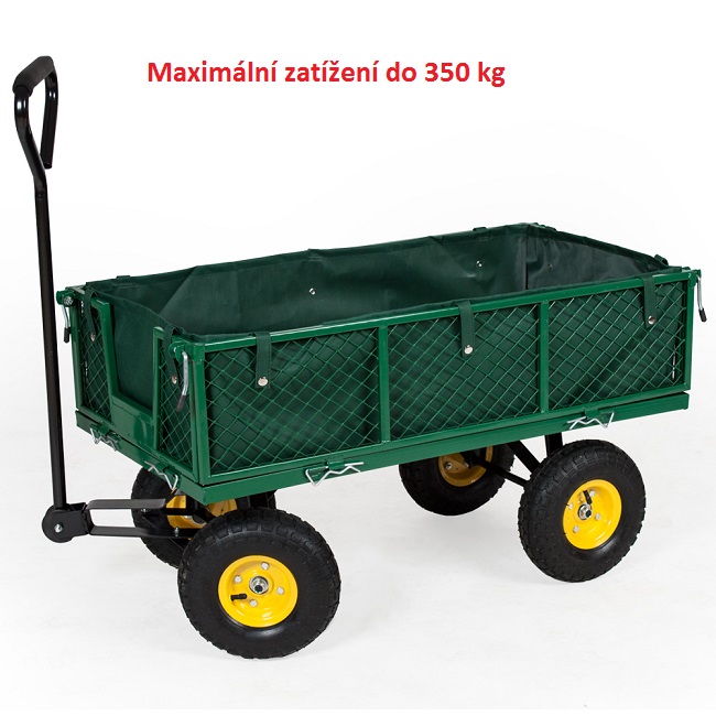 Zahradní transportní vozík – manipulační vozík 350 kg 
