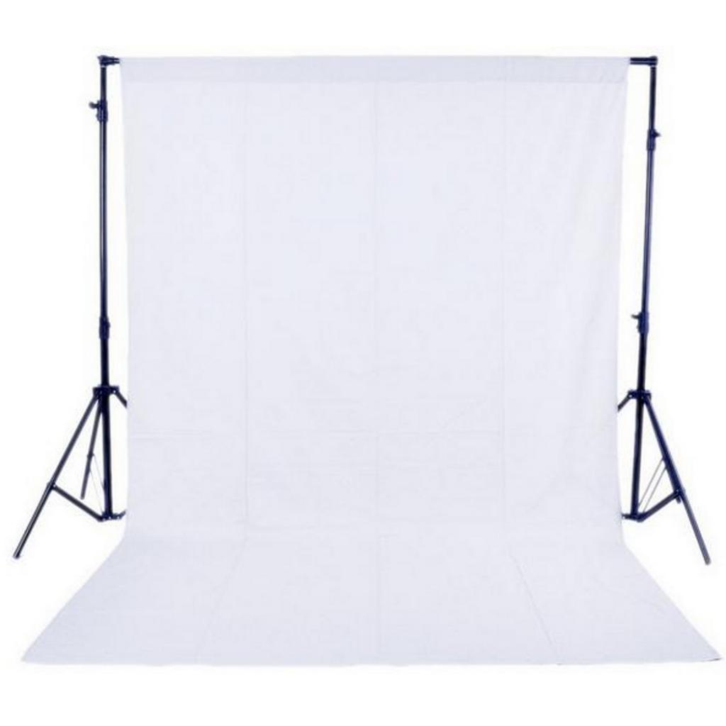 Fotografické pozadí PP, netkaná textílie 1,6 m x 3 m, bílé