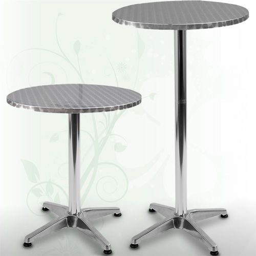 Barový stolek, bistro stolek - nastavitelný 70-110 cm