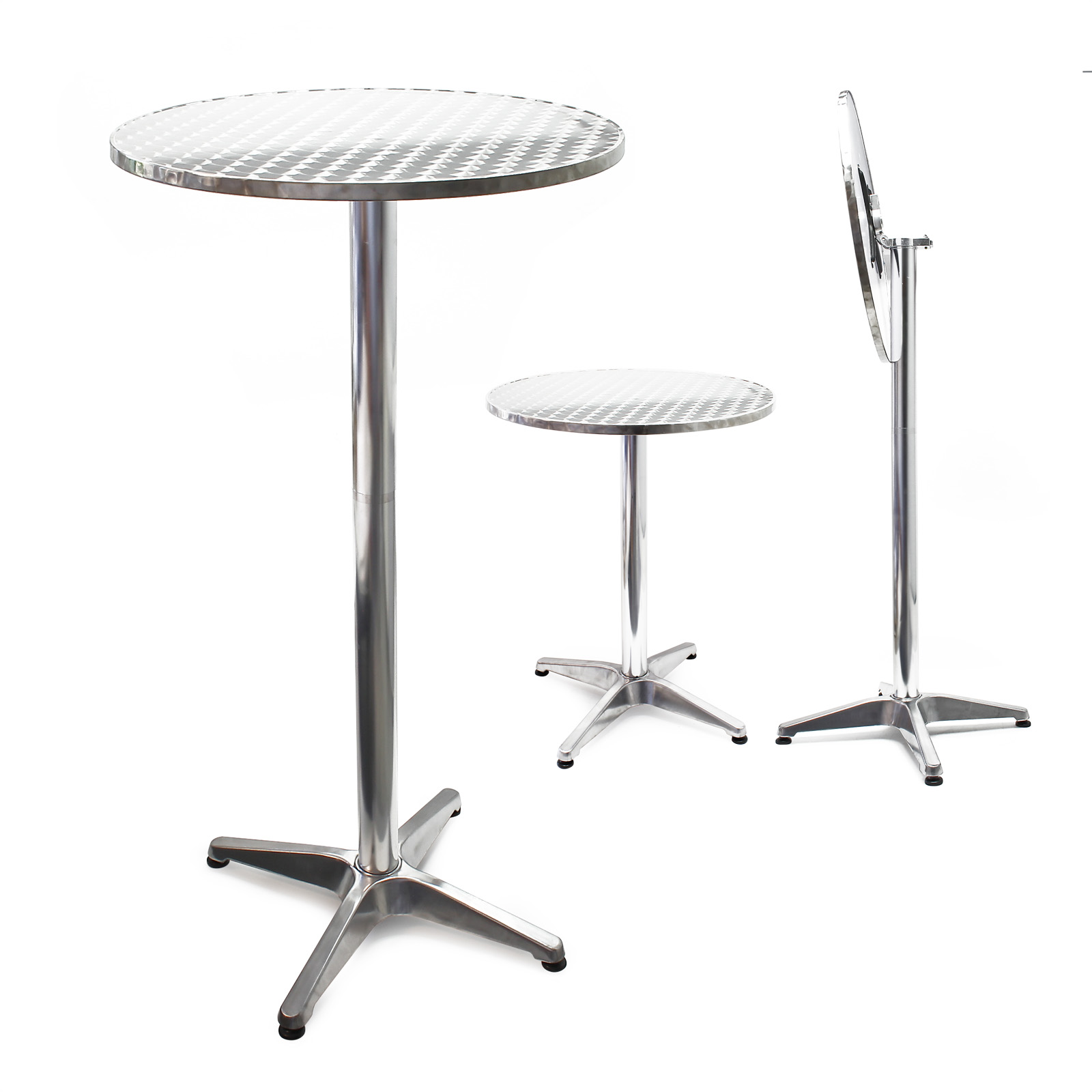 Barový stolek, bistro stolek - nastavitelný, sklopný