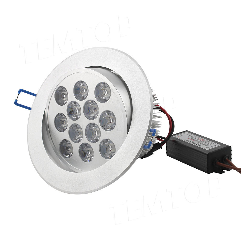 LED podhledové světlo výklopné 12W, teplá bílá