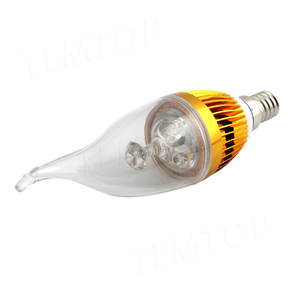 1x LED žárovka svíčka 3W/230V E14, teplá bílá