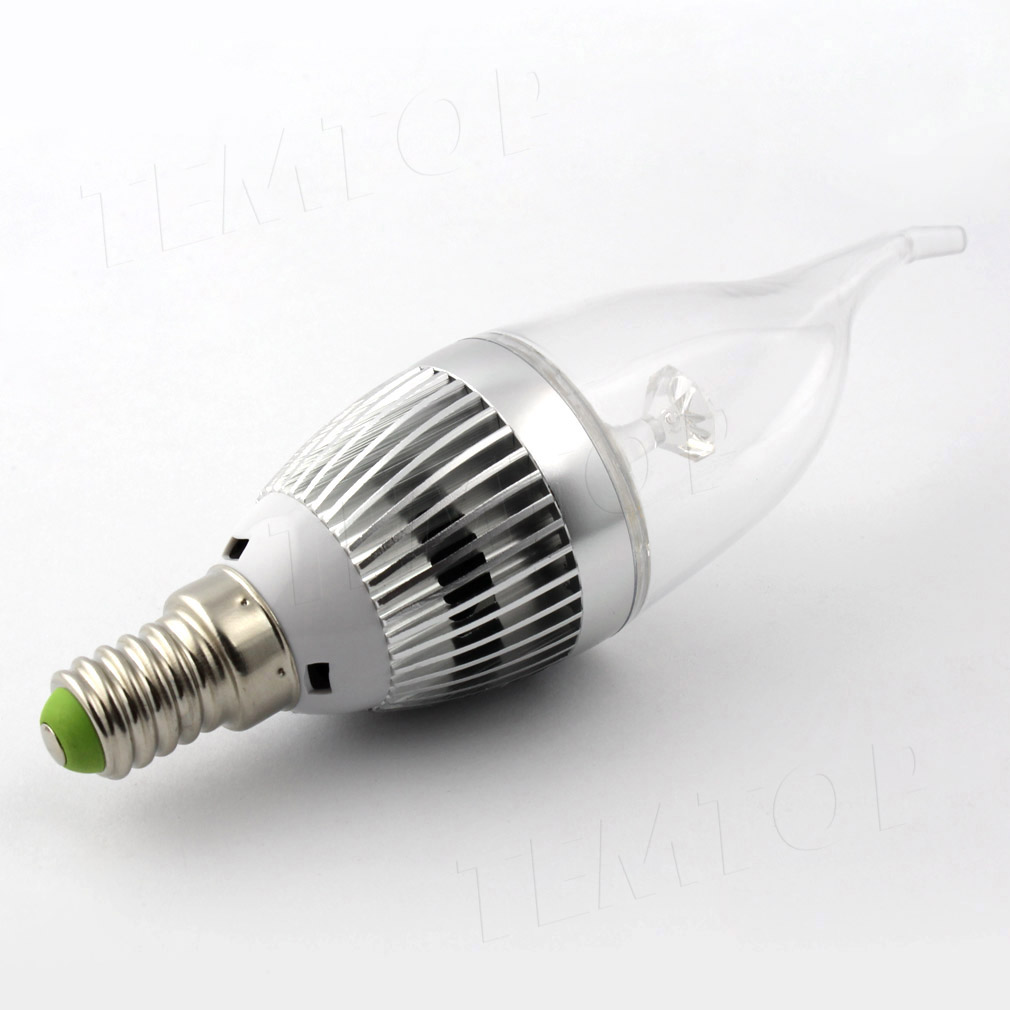 LED žárovka svíčka E14 3W/230V teplá bílá