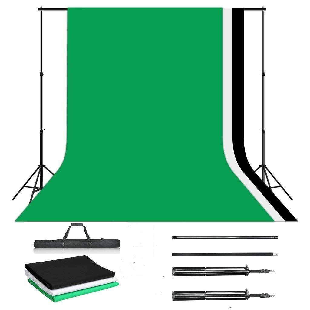 Kompletní set - Konstrukce a fotopozadí zelené, bílé, černé