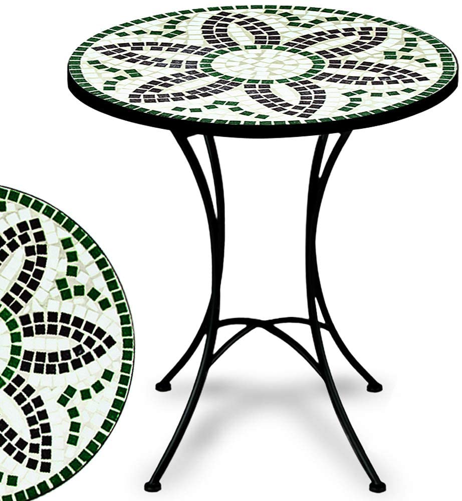 Mozaikový venkovní stůl 60 cm, bistro stolek