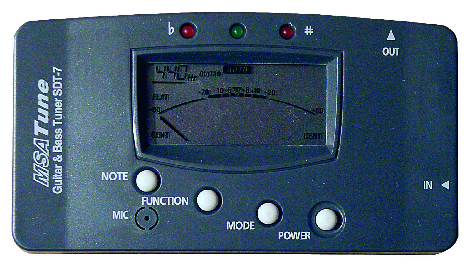 Kytarová ladička MSA – SDT-7, Digital Tuner