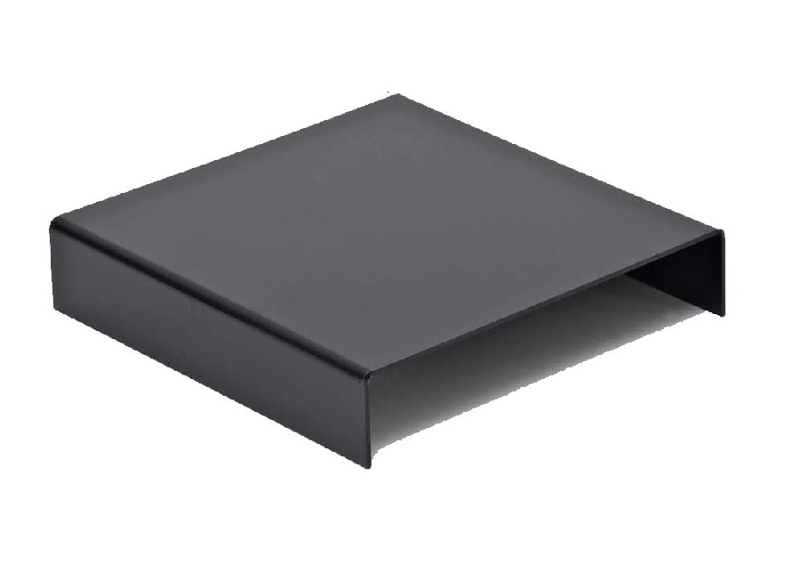 Černý metakrylátový stůl, stojan 24 x 24 x 5 cm