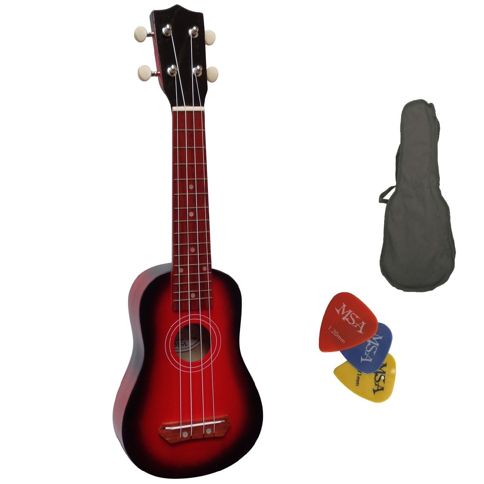 Sopránové ukulele MSA-UK1 červené