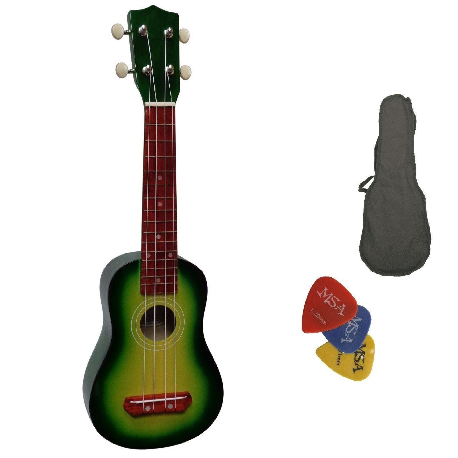 Sopránové ukulele MSA-UK3 zelené