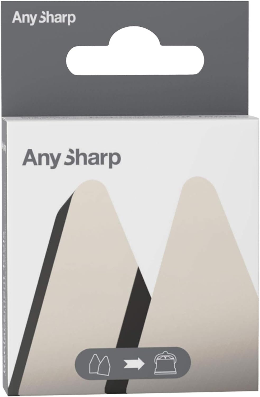 AnySharp - 2dílná sada náhradních brousicích nástrojů pro ostřiče nožů