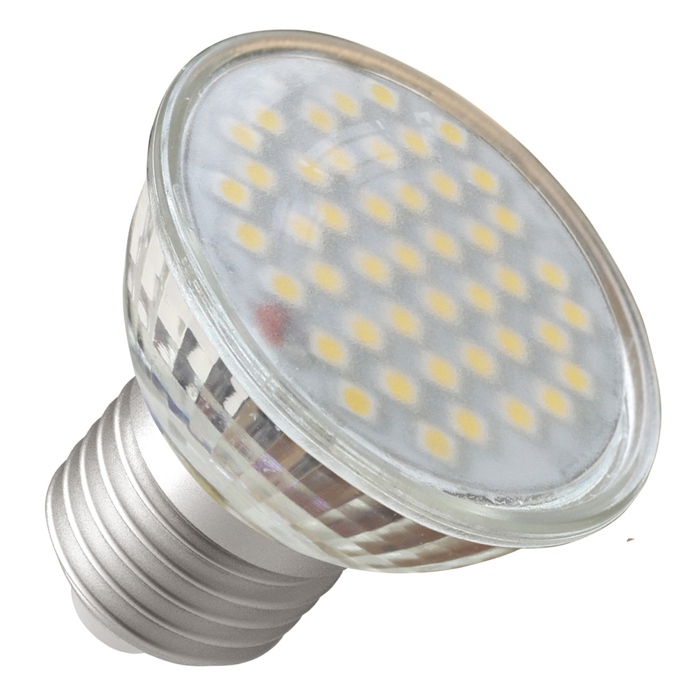 LED žárovka 3W 45 SMD E27 teplá bílá